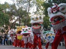 Leeuwendans in Hong Kong